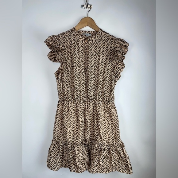 Joie Krystina Silk Blend Mini Dress Melon  Size Large‎ - Picture 2 of 12